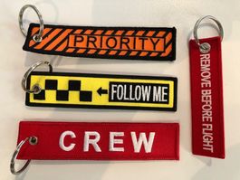 Aviation Tags x 4