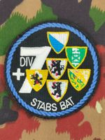Verbandsabzeichen F Div 7 Stabsbat San Kp