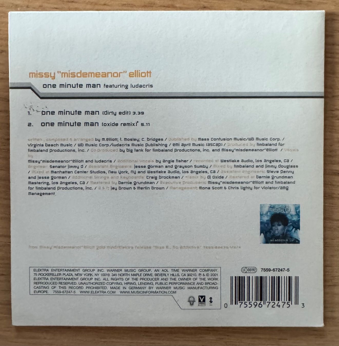 CD: Missy Elliot – Usato da Lausanne venduto da davzic 1