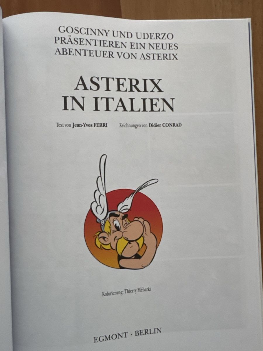 Livres: Asterix in Italien  Buch – D'occasion à Zürich par Smarties13 2