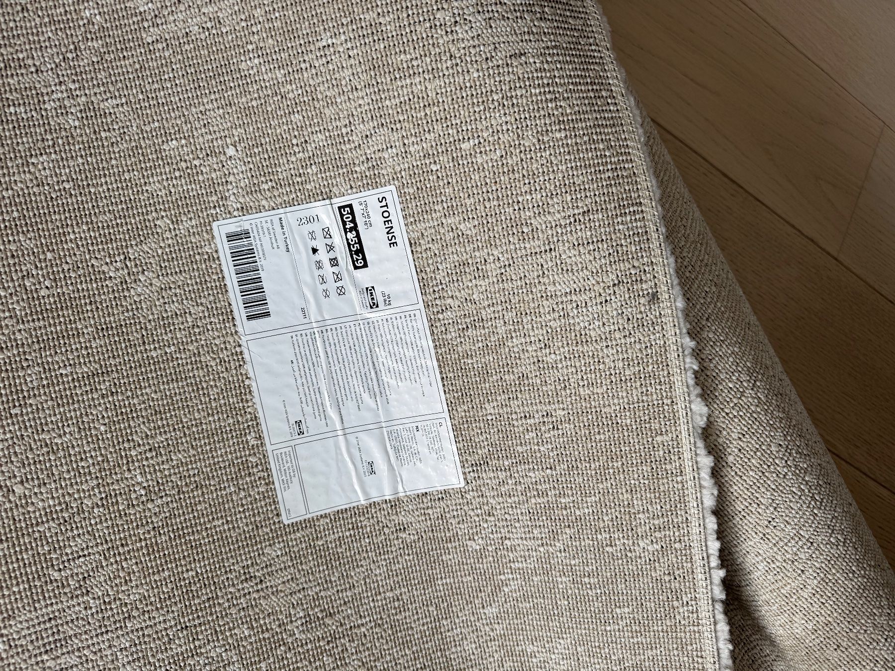 Ikea Tappeti: Beiger IKEA Stoense Teppich 170x240cm – Usato da Zürich venduto da CarolineIsabell 1