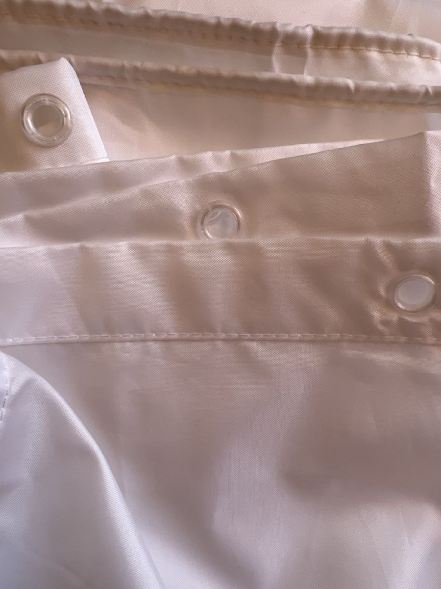 Tende: Duschvorhang, weiss, 180x200cm, 12 Ösen, Polyester – Nuovo (secondo la descrizione) da Zollikofen venduto da Lunirabe 2