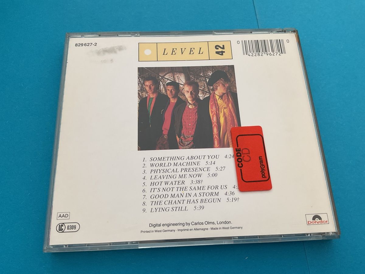 CDs: Level 42 - World Machine CD US-Version 1986 – Gebraucht aus Steinach von Quarkie 2