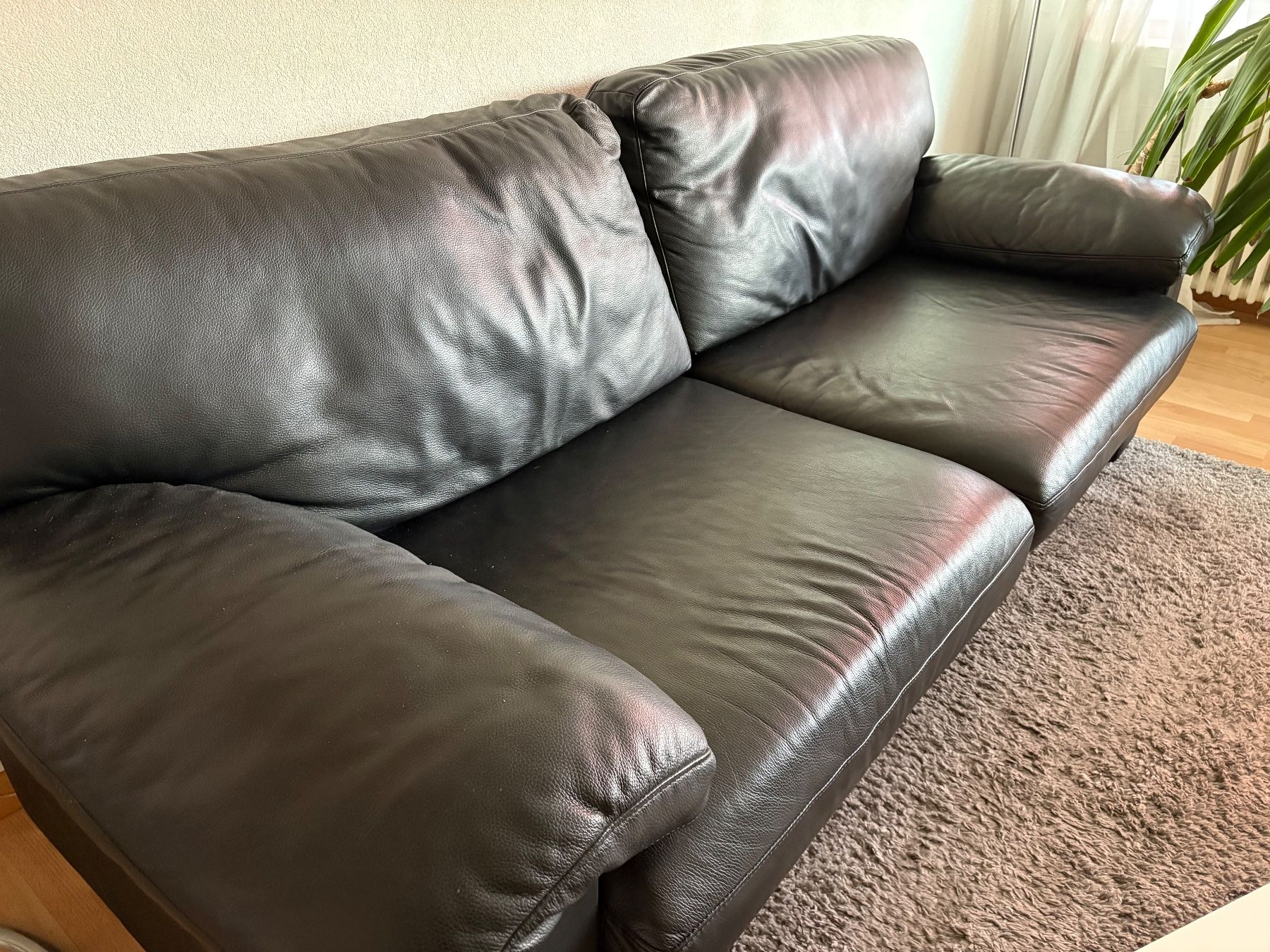 Sofas: Ledersofa schwarz gebraucht – Gebraucht aus Niederteufen von warino 1