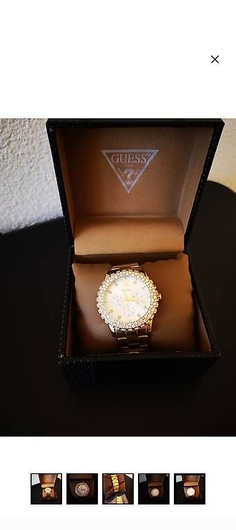 Guess Uhren: Guess Uhr gold mit Steinen – Gebraucht aus Ebikon von isa_xjb2 2