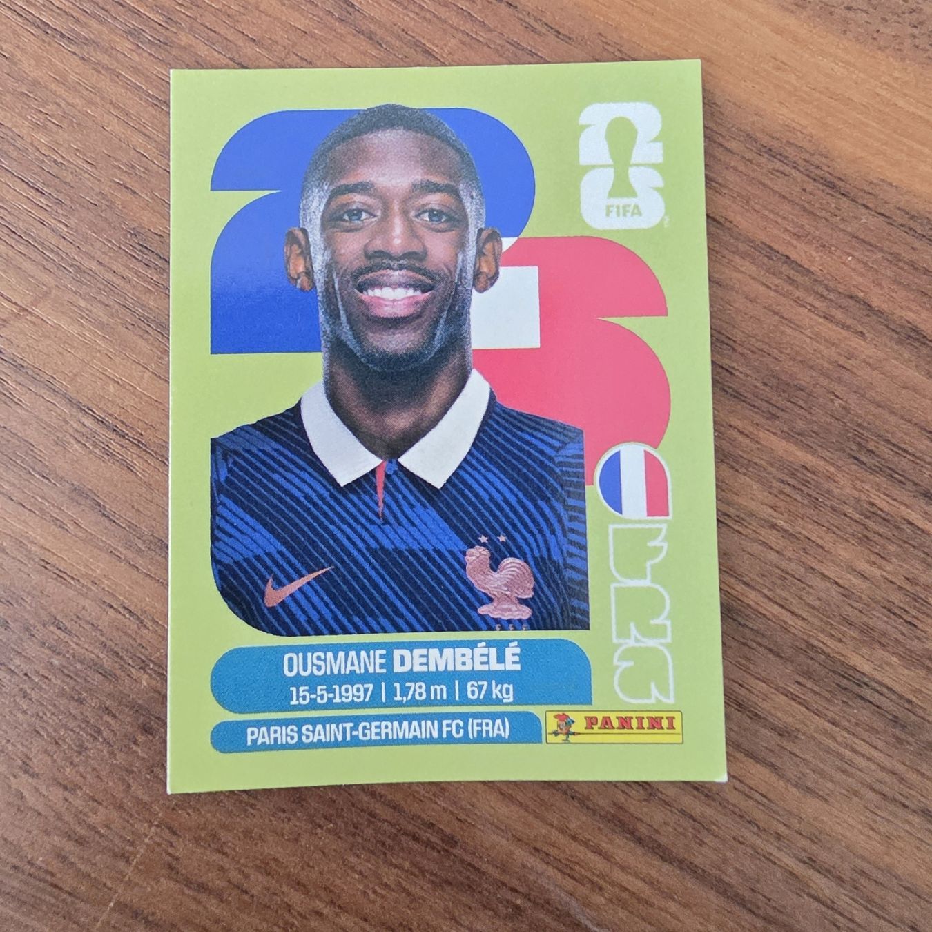 Panini Carte collezionabili: Panini FRA15 Ousmane Dembélé  – Nuovo e nell'imballaggio originale da Buchs AG venduto da LogoParts