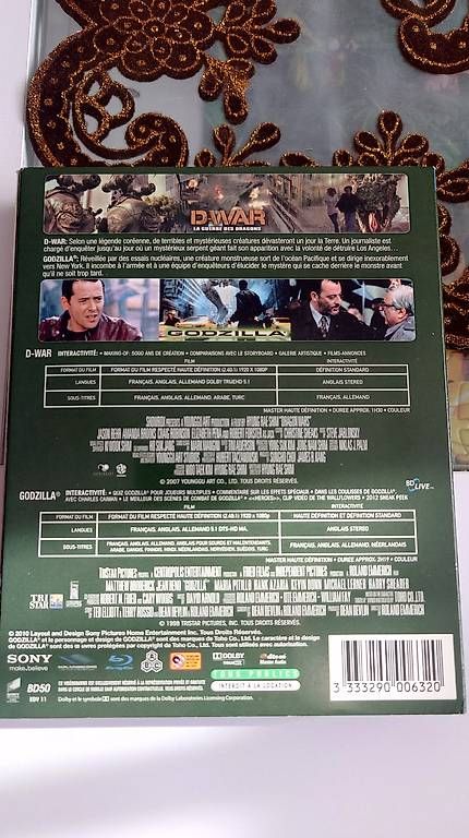 Tutti i DVDs: Godzilla & D-War Blu-ray – Usato da Cugy VD venduto da Twinsen93 1