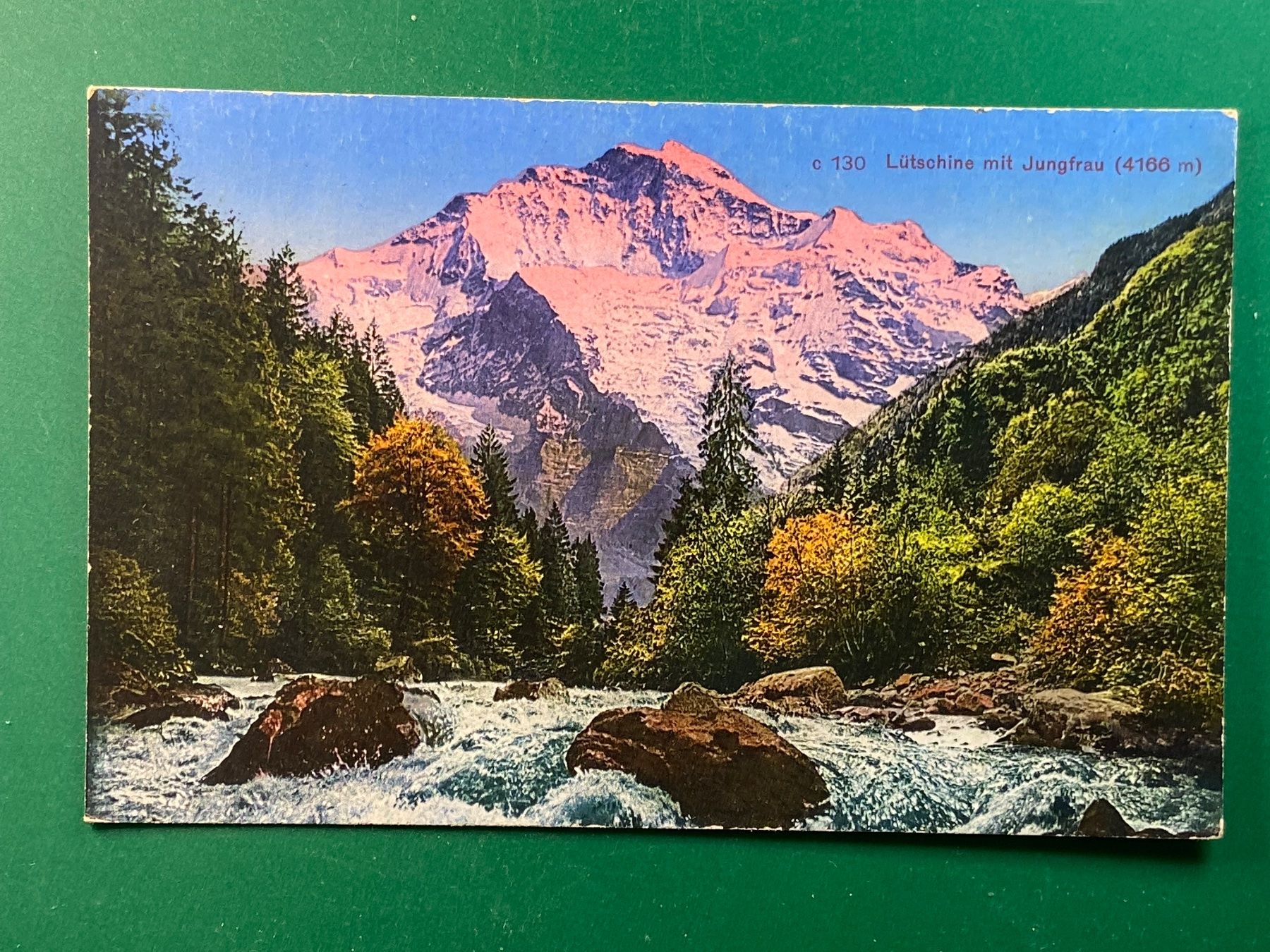 Cartoline postali: Lütschina mit Jungfrau – Usato da Steg VS venduto da _vinci_