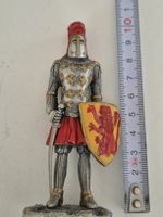 Zinnfigur Ritter Schwert und Schild 2002 Bleifigur Unikat