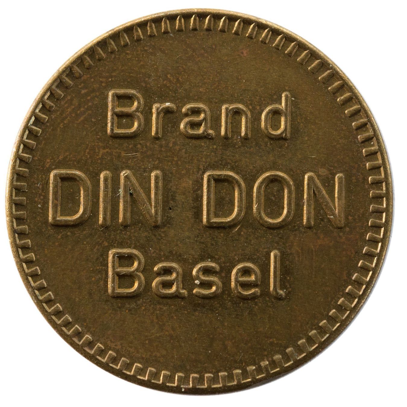 Medaglie: Jeton Basel Brand Din Don – Usato da Rotkreuz venduto da Swiss-Coins