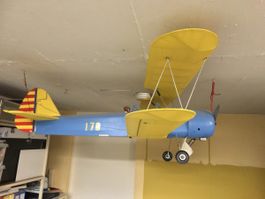 Kleiner Doppeldecker mit Os 4Takt 10ccm Motor 