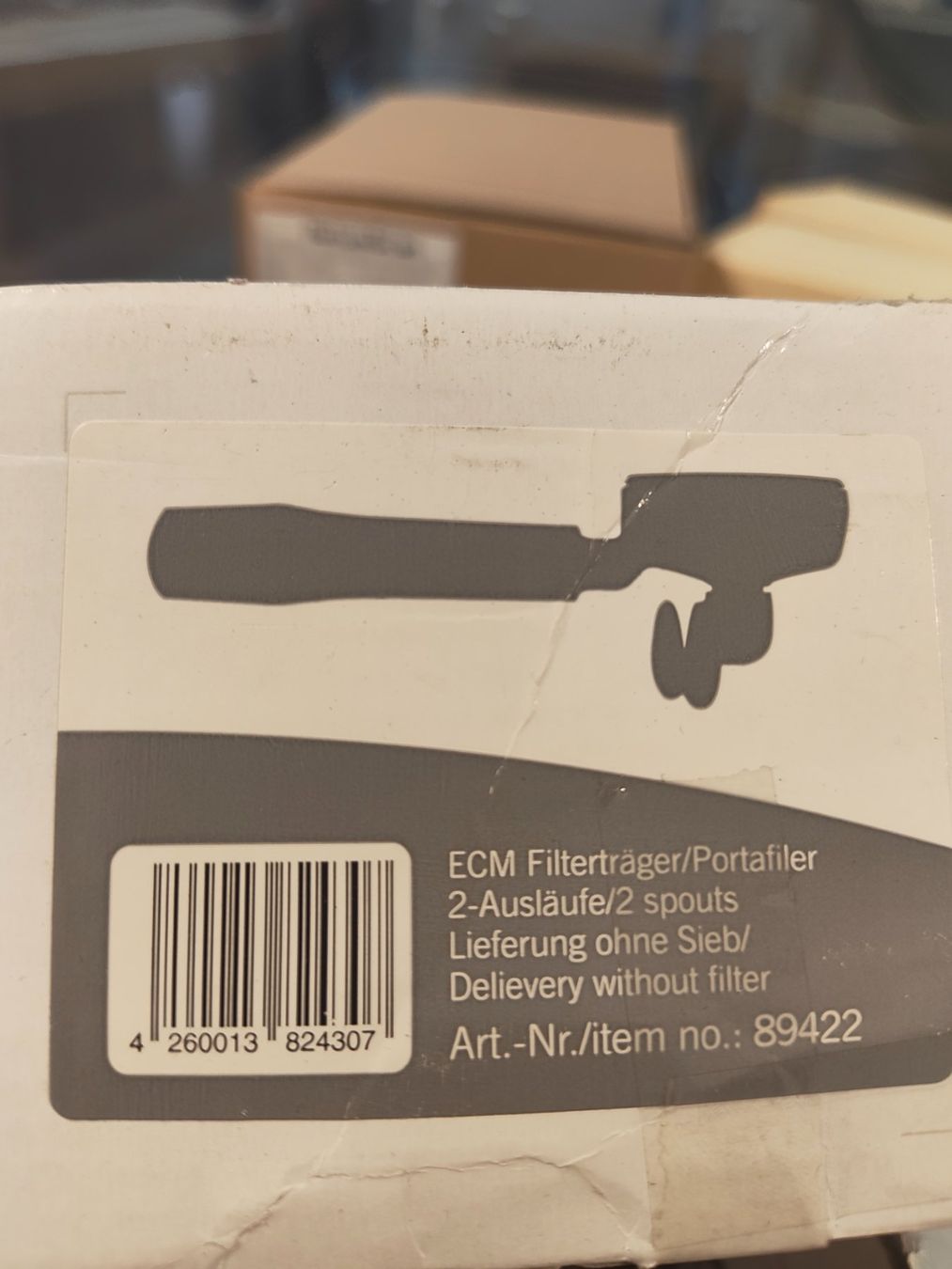 ECM Manufacture Kaffeemaschinen & Espressomaschinen: ECM Filterträger Profi mit 2 Ausläufen – Neu und originalverpackt aus Regensdorf von Sebastian024 2