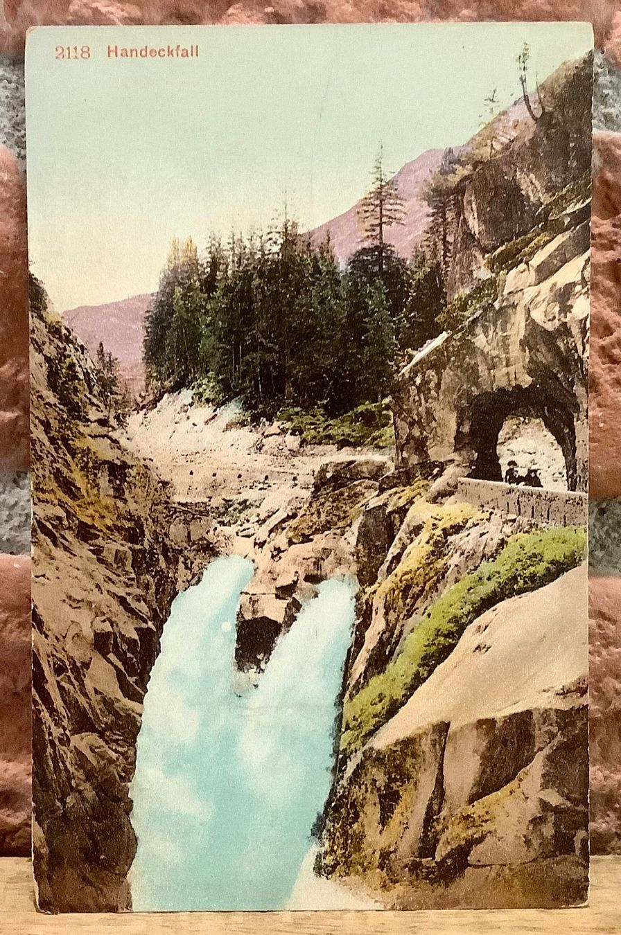 Ansichtskarten: HANDECKFALL - Grimsel Pass - Haslital Berner Oberland – Gebraucht aus Root von ENGLAND-TREASURES