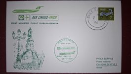 Swissair Dublin - Geneva 01.04.1974