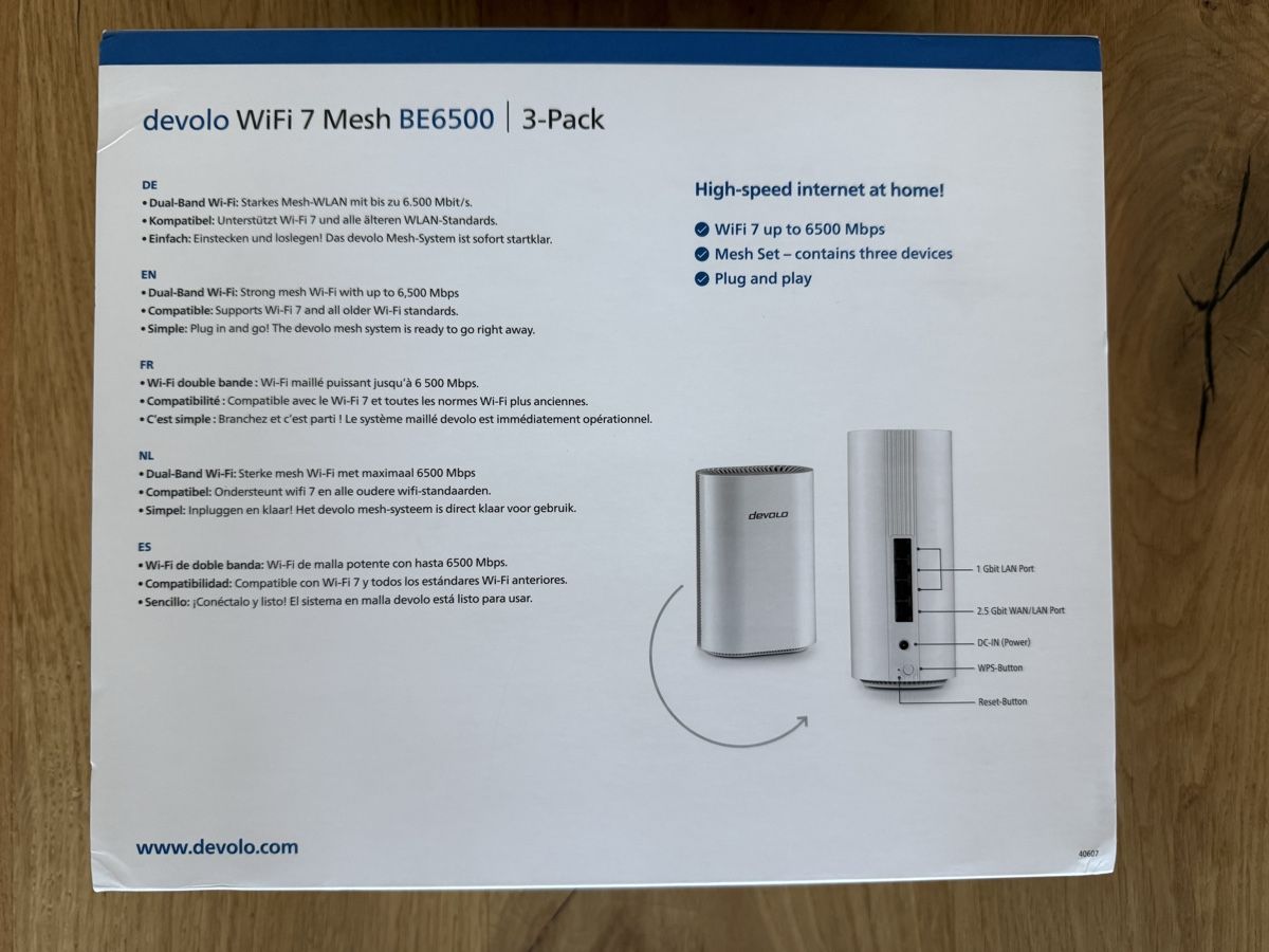 Devolo Modems & Router: Devolo WIFI 7 Mesh BE6500 3-pack - Router - WLAN – Neu (gemäss Beschreibung) aus Wattwil von AlcatronIntelligence 1