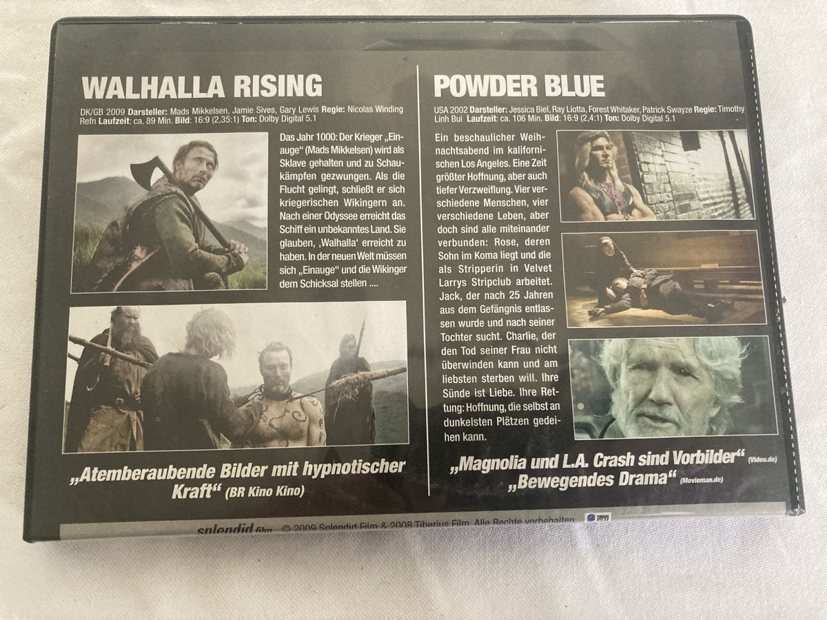 Tutti i DVDs: DVD Powder Blue und Walhalla Rising – Usato da Aarwangen venduto da to-hirschi 1