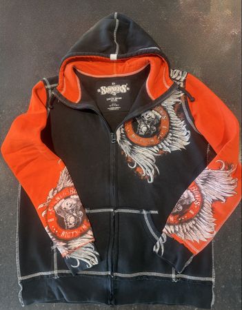SINNERS BONES Big Twin Hoodie XL Limited Edition Motorrad 20
