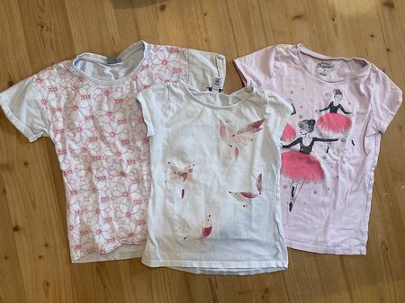 T-Shirt Set Mädchen Gr.122/128