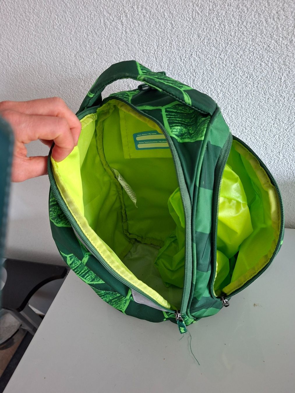 Ergobag Borse & Zaini: Schulsack von Ergobag mit dazugehörigem Turn-Rucksack – Usato da Birsfelden venduto da eliot08 9