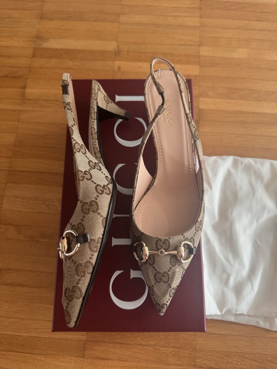 Gucci Scarpe da donna: Gucci slingback pump with Horsebit Gr.38.5 – Nuovo e nell'imballaggio originale da Pfäffikon SZ venduto da EMMA0111 1