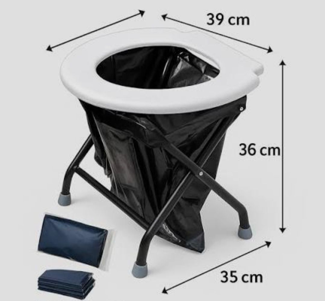 WC: Camping Klapptoilette - Weißer Sitz – Nuovo (secondo la descrizione) da Hochdorf venduto da b1.p 2
