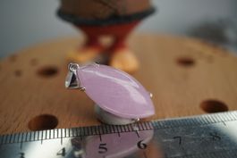 Kunzit   925 Silber  30/15mm   Anhänger  "TOPSTONE"