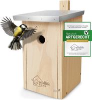 Nistkasten Meisen Metalldach Kohlmeisen