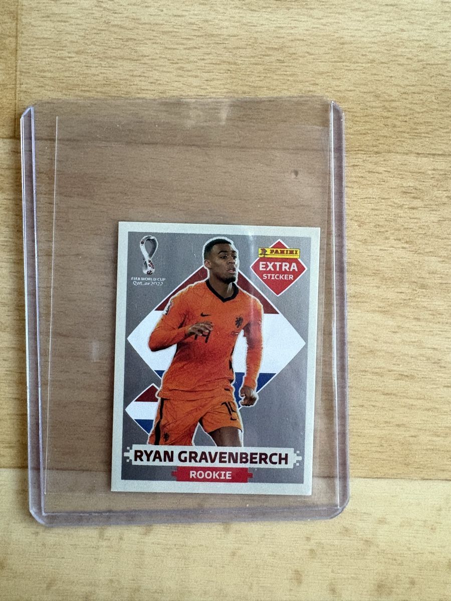 Panini Sammelbilder & Trading cards: Panini WM 2022 Extra Sticker Silber Sticker Ryan Gravenberch – Neu (gemäss Beschreibung) aus Wünnewil von VinRa