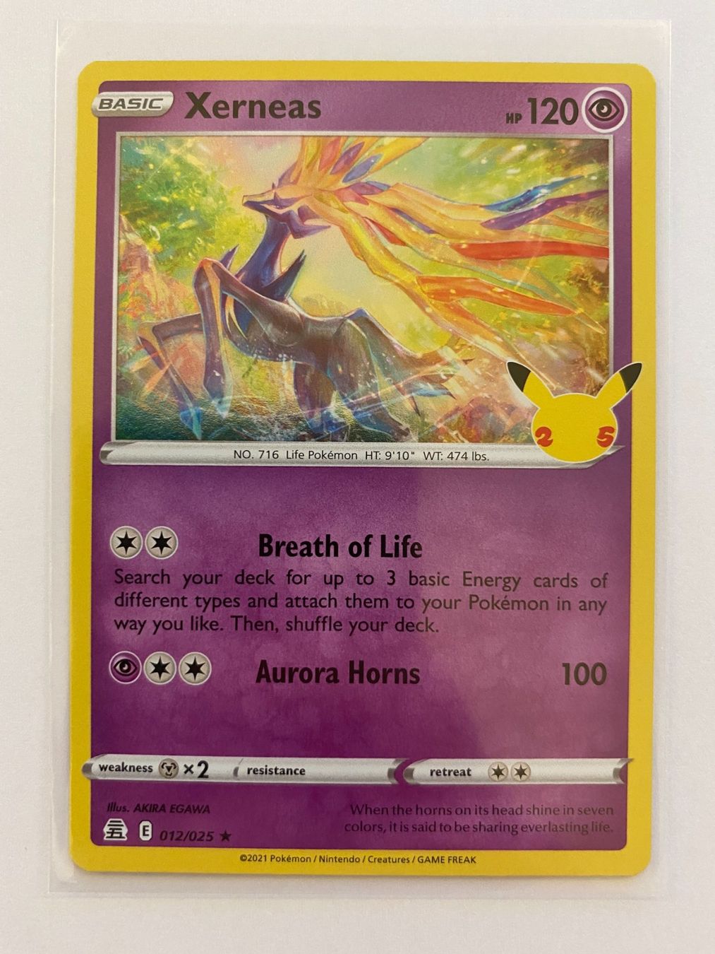 Pokémon Carte collezionabili: Pokemon Xerneas 012/025 Celebrations EN – Nuovo (secondo la descrizione) da Weingarten-Kalthäusern venduto da McGmavlo