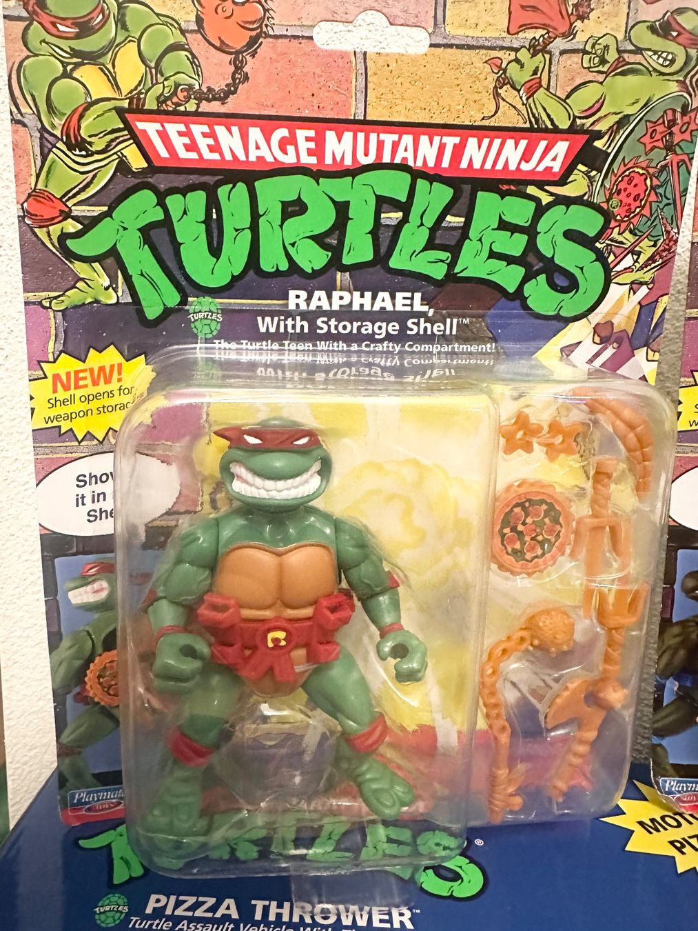 Giocattoli: TMNT Pizza Thrower Leonardo Raphael ninja turtles neu set – Nuovo e nell'imballaggio originale da Baar venduto da Mic_vL 2