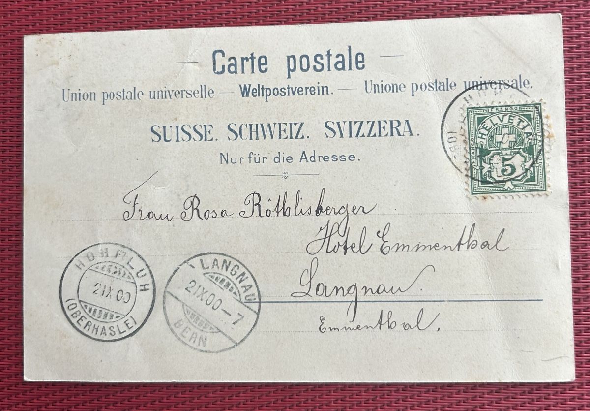 Ansichtskarten: Hohfluh ob Meiringen Litho  – Gebraucht aus Horw von Tellbub 1