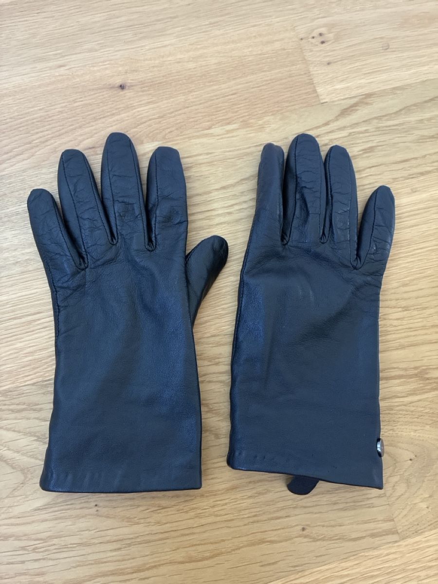 Esprit Handschuhe & Handstulpen: Lederhandschuhe Esprit Grösse 7.5 Schwarz – Gebraucht aus Birmenstorf AG von Midget0