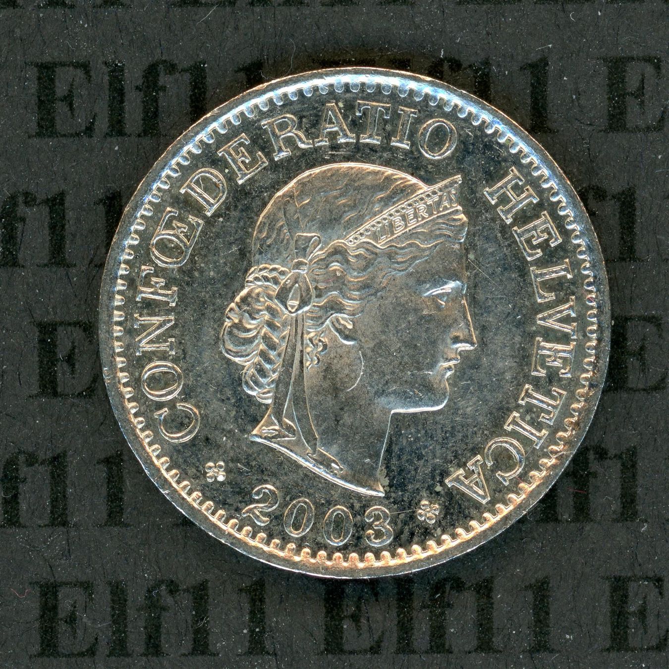 Tutti le monete: CHF___0.10 2003 vz 10 Rappen – Usato da Widnau venduto da Elf11