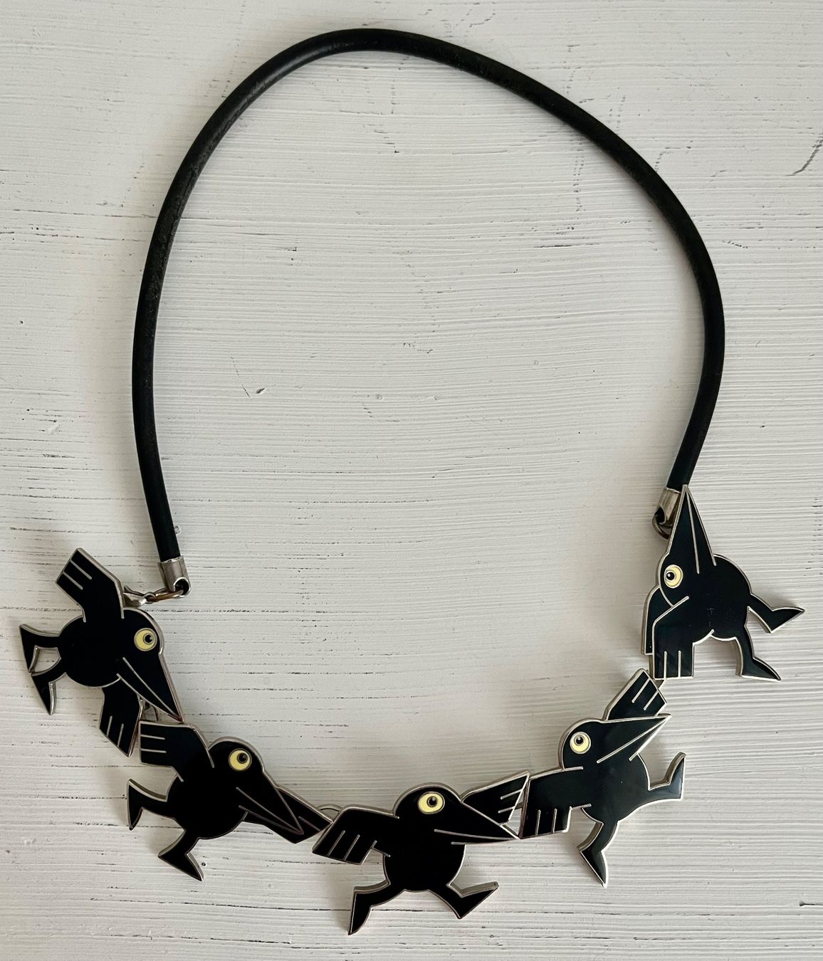 Catenine: Collana design con corvo – Usato da Breganzona venduto da mas_tv72 2