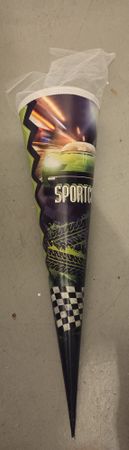 Sport-Motiv Zuckertüte für Schulanfang 