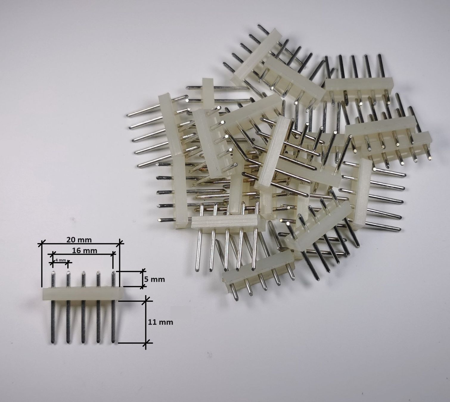 Elektronikbauteile: Printplatten Pfostensockel 5 polig – Neu (gemäss Beschreibung) aus Oberwangen b. Bern von Vittorio0