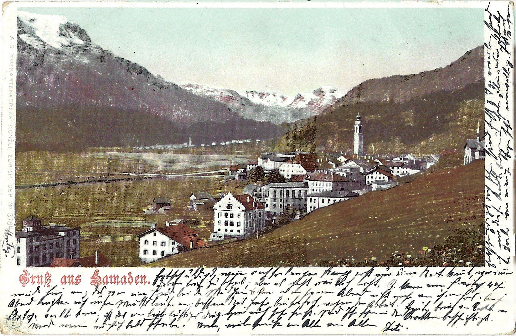 Cartes postales: Gruss    aus   Samaden. – D'occasion à Bütschwil par Jackson1A