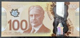 Kanadische 100 Dollar Banknote - Top Zustand - Selten!