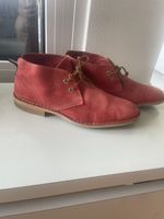 Coole rote Wildlederschuhe Gr.40