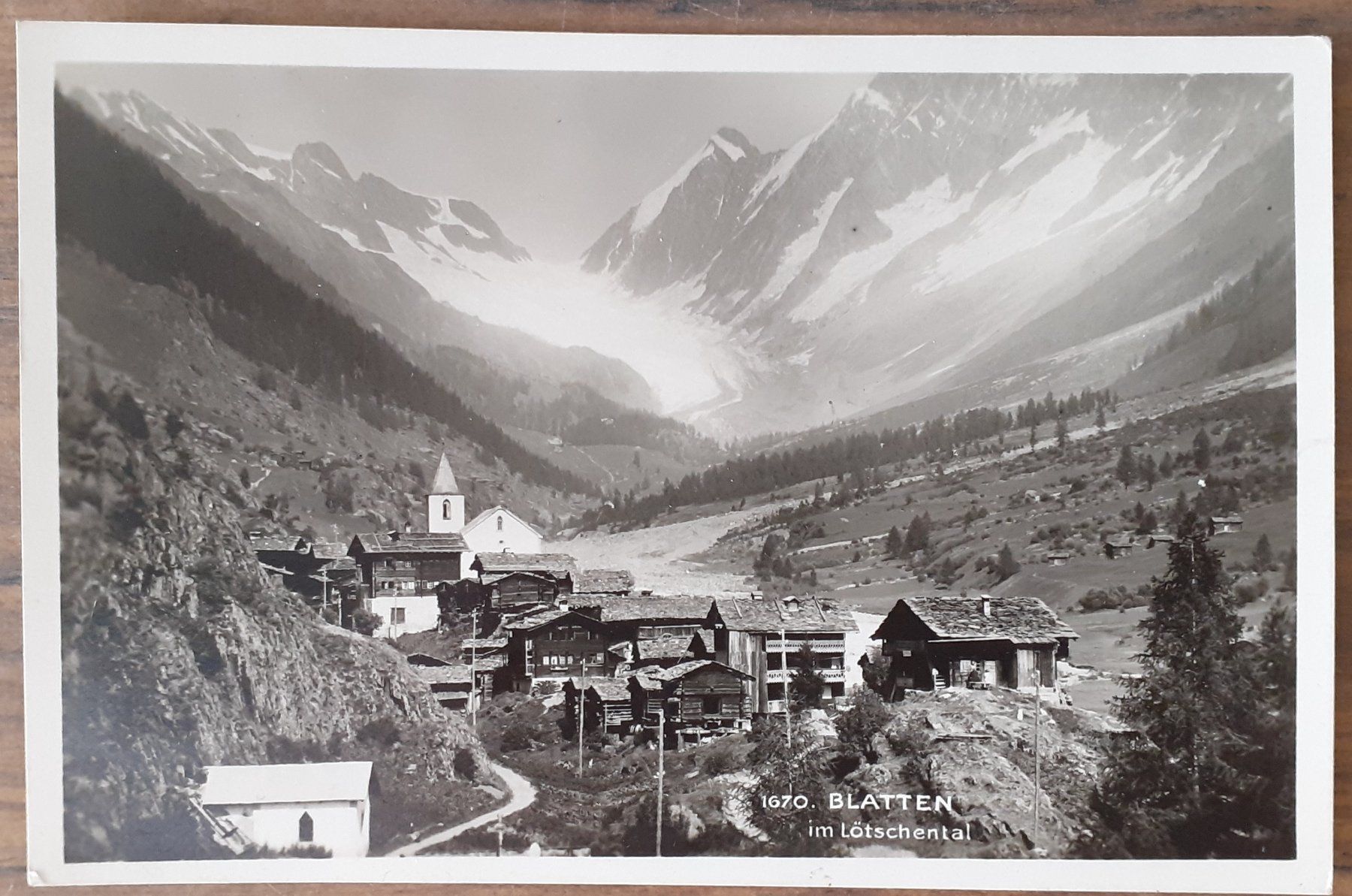Cartoline postali: Ansichtskarte Blatten 1933 – Usato da Mörschwil venduto da aik_x8mc