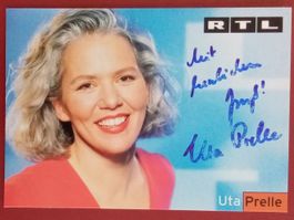 Uta Prelle Autogramm signiert Fotopostkarte 10x15cm