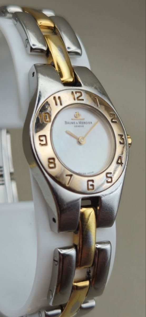 Baume & Mercier Uhren: Baume & Mercier Bicolor mit Perlmutt Zifferblatt – Gebraucht aus Untersiggenthal von TimeandShine 2
