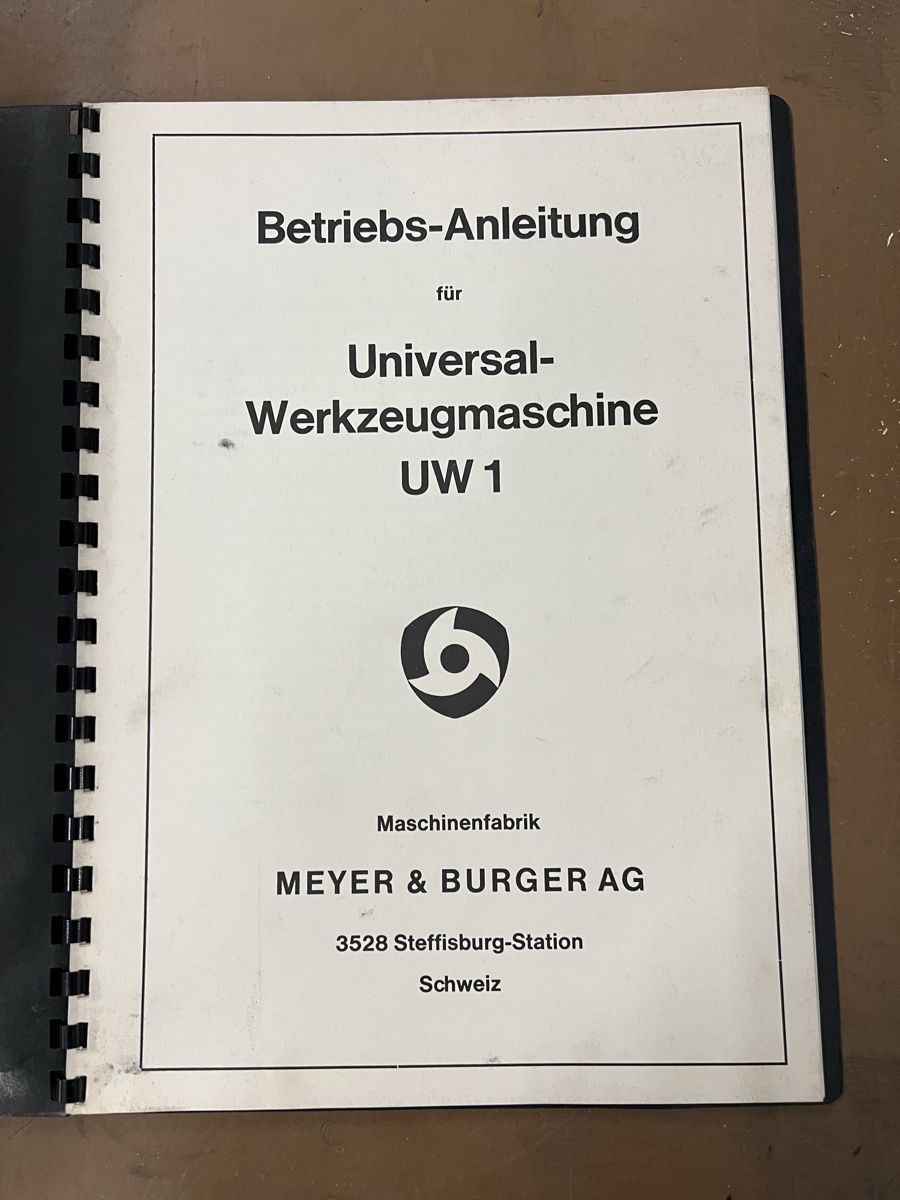 Toutes les machines: Astoba UW 1 – D'occasion à Zürich par Pan-Europ 8