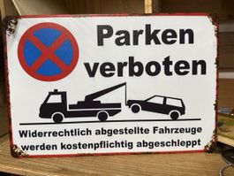 Blechschild Parkverbot 20x30 cm