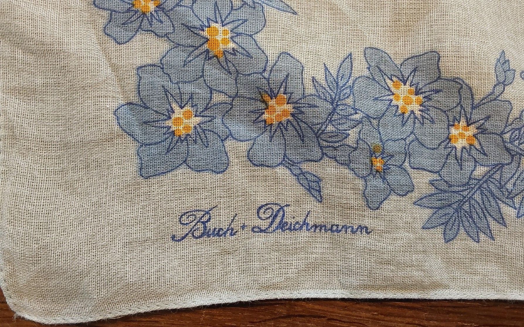 Foulard & Sciarpe: Baumwolltuch quadratisch hellblau Buch + Deichmann – Nuovo (secondo la descrizione) da Köniz venduto da scopello12 2