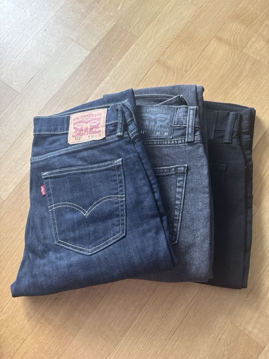 Levi's Jeans: 3x Levi's 511 Jeans W32 L32 – Nuovo (secondo la descrizione) da Baden venduto da ..Nina..