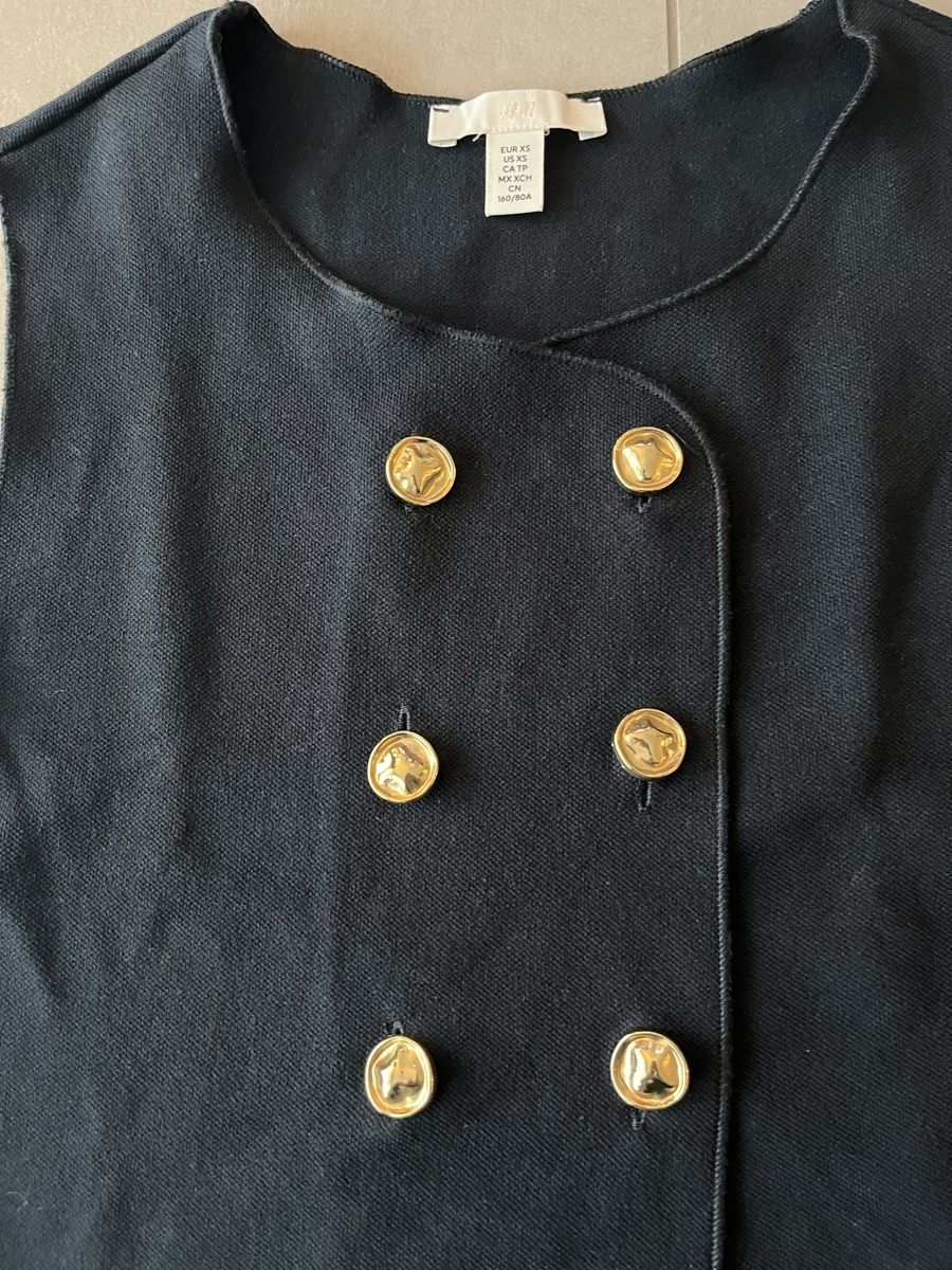 H&M Gilet & Giacche senza maniche: Strickweste navy XS neu – Nuovo (secondo la descrizione) da Birrwil venduto da vanyboo 1