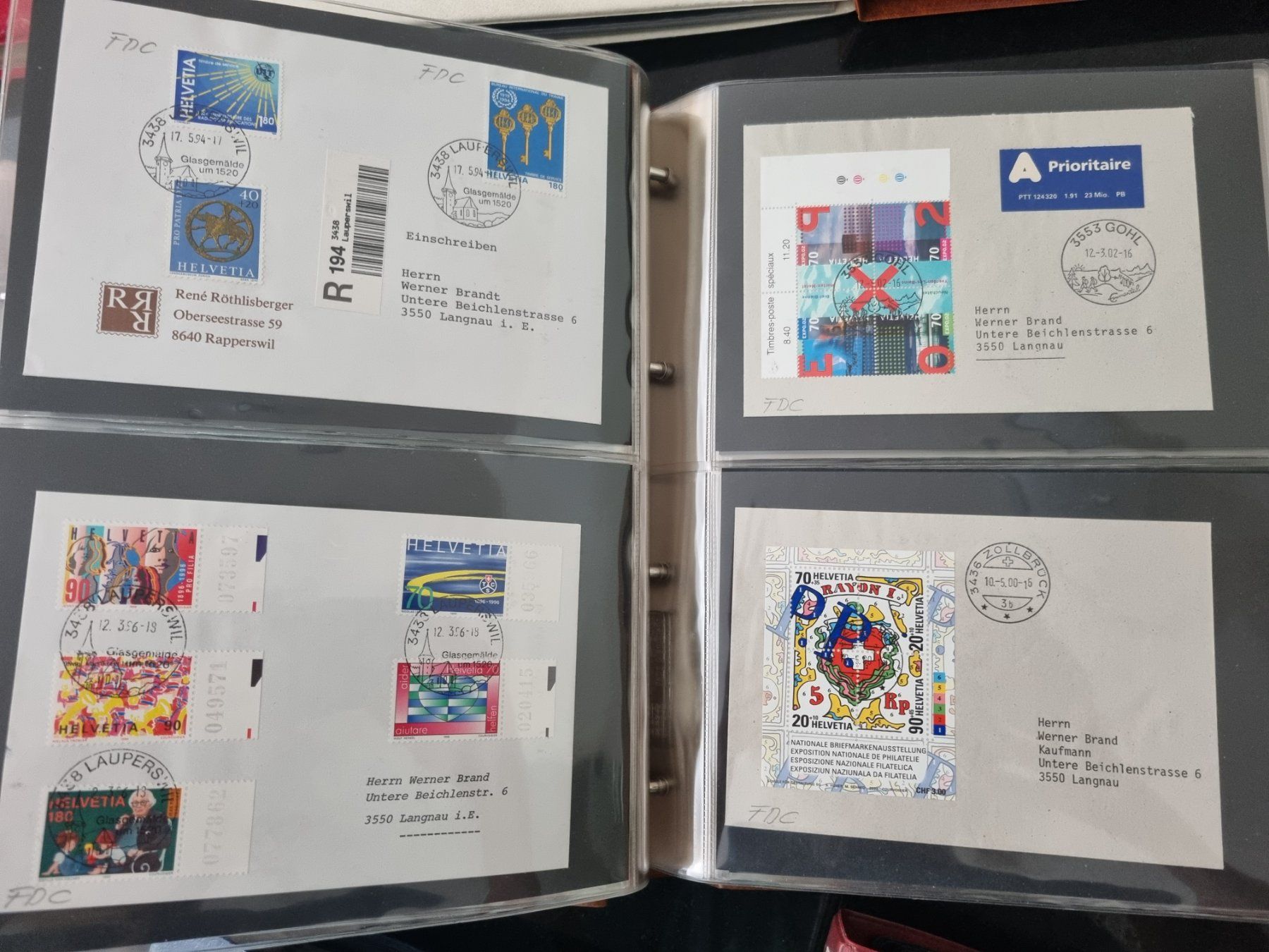 Tutti i francobolli: 12 Alben mit ca. 800 CH Briefe/FDC – Usato da Gümligen venduto da Geniusbuy 9