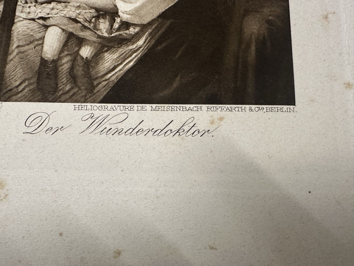 Foto & Immagini: Albert Anker Heliographie Der Wunderdoktor – Usato da Ebikon venduto da Gaenggeliwaar 4