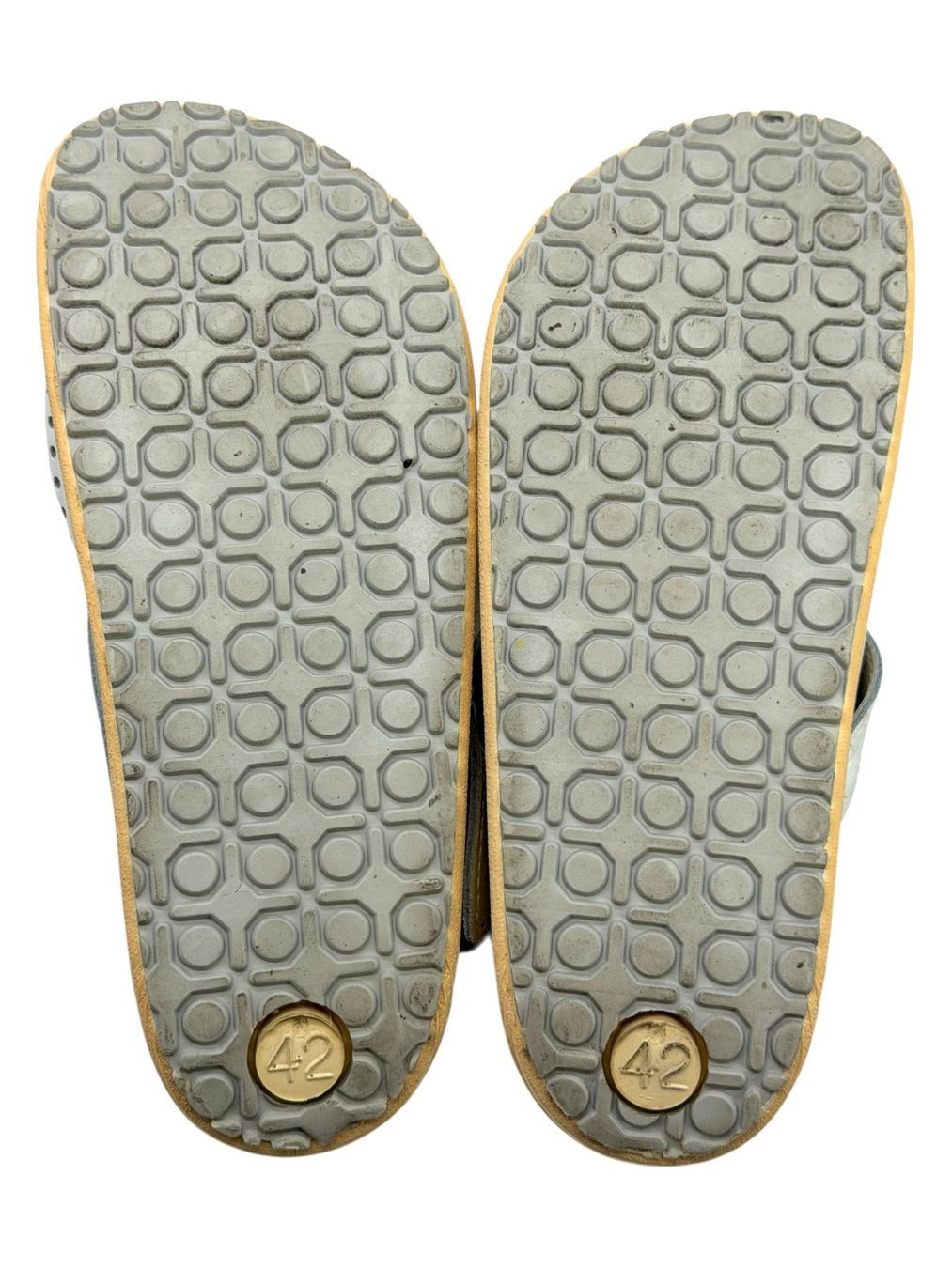Scarpe da uomo: Sabots Abeba en cuir blanc, Pointure 40 – Usato da Morges venduto da objetsdepoque 8